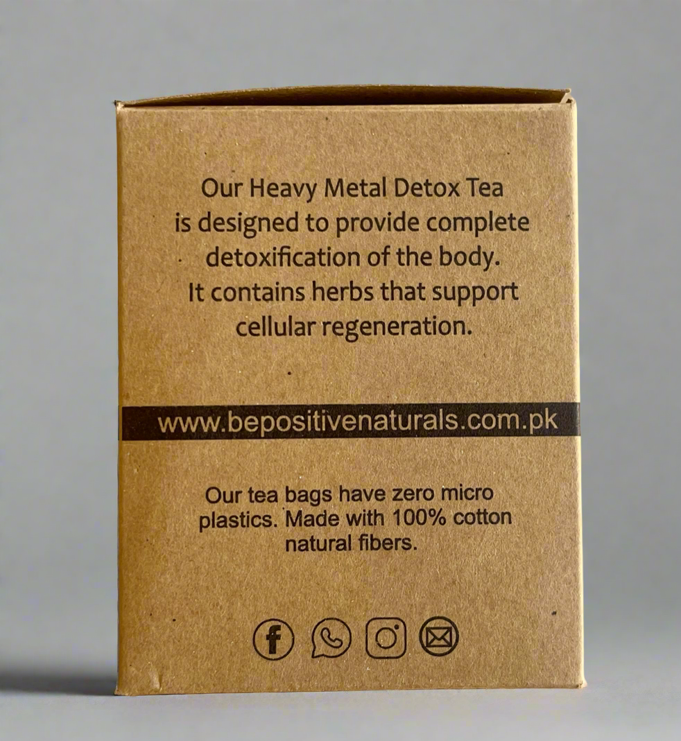 CCF Heavy Metal Detox Tea Bags - Zero Micro Plastic