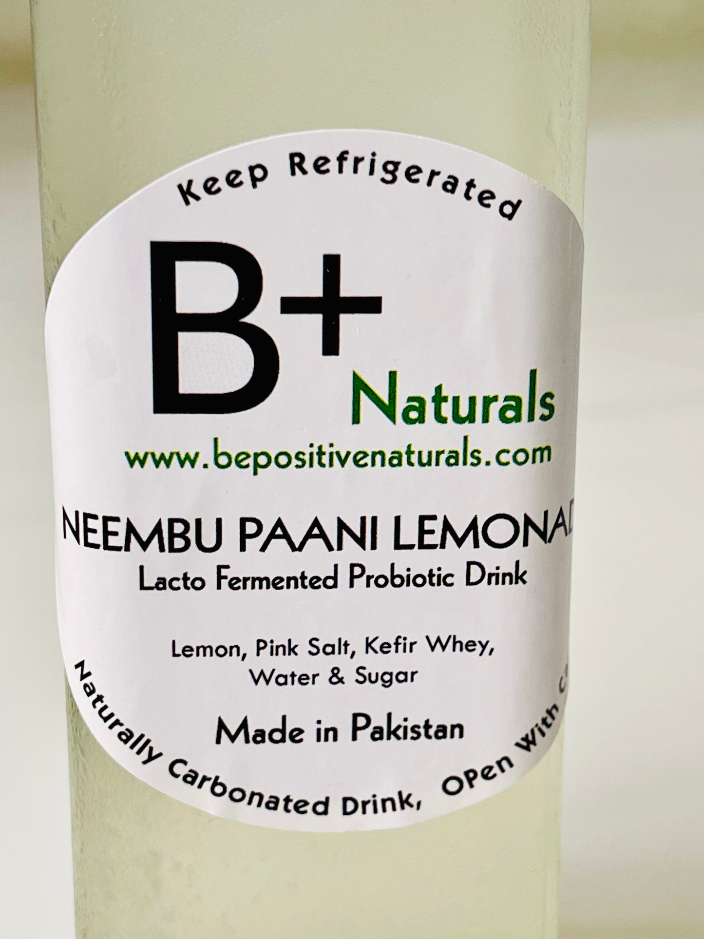 Neembu Paani Soda - Probiotic Lemonade