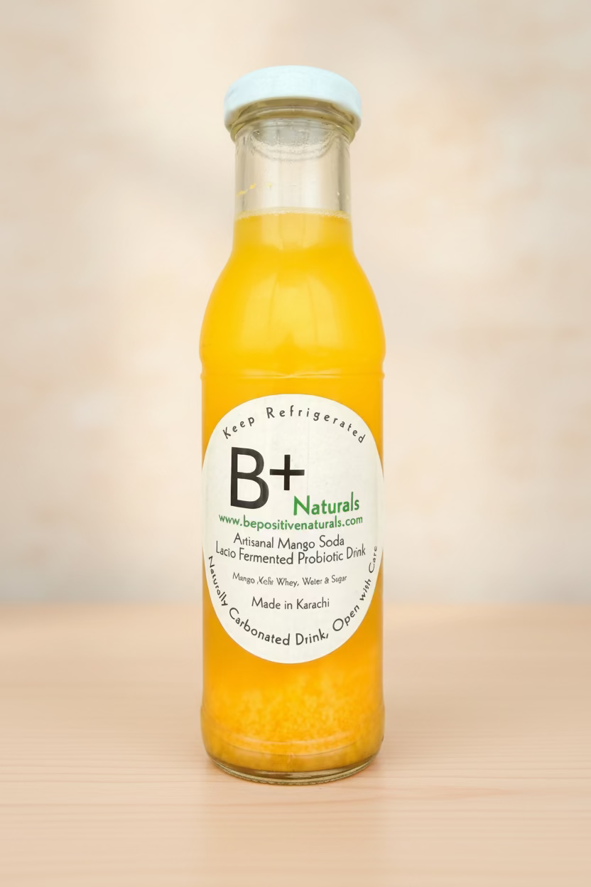Artisanal Soda - Lacto Fermented Mango & Ginger