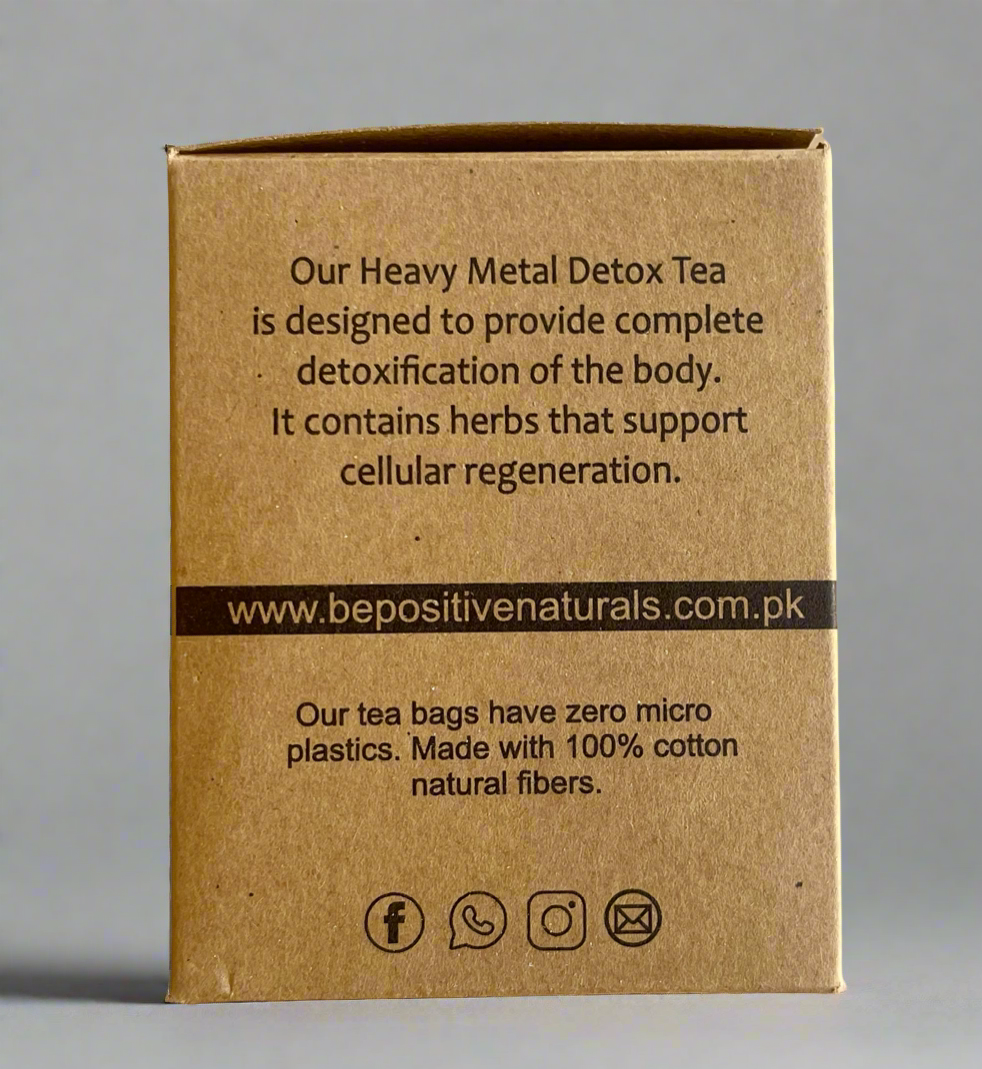 Heavy Metal Detox Tea Bags - Zero Micro Plastic